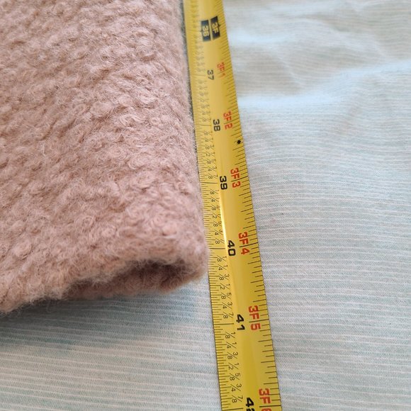 English Factory Turquoise and Tan Full Length Coat - Picture 15 of 16